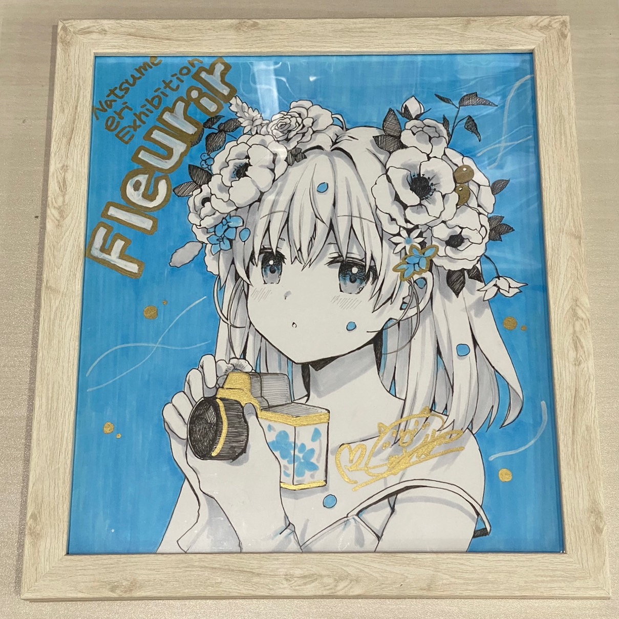 1点限定】直筆イラスト色紙C | pixiv WAEN GALLERY